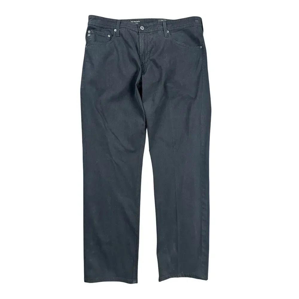 AG Adriano Goldschmied The Graduate Tailored Leg Pants Men’s 36x32 Super Black